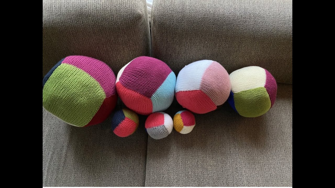 Quick and Easy 2 tube ball project for every circular knitting machine