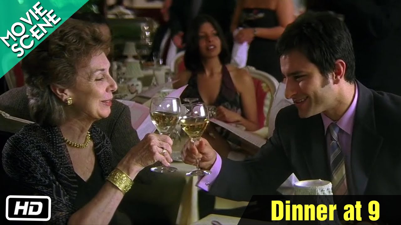 “Dinner at 9” - Movie Scene - Kal Ho Naa Ho - Shahrukh Khan, Saif Ali Khan & Preity Zinta