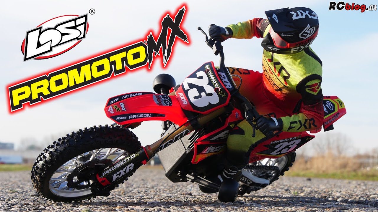 Losi Promoto-MX 1/4 Motorcycle Video Review