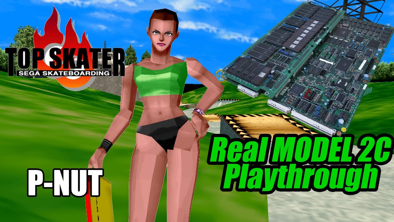 SEGA Top Skater - Real MODEL 2 C-CRX -  P-NUT