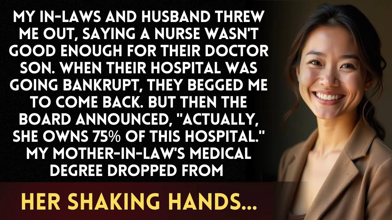 They Kicked Me Out for Being a Simple Nurse, But When the Hospital Was About to Close