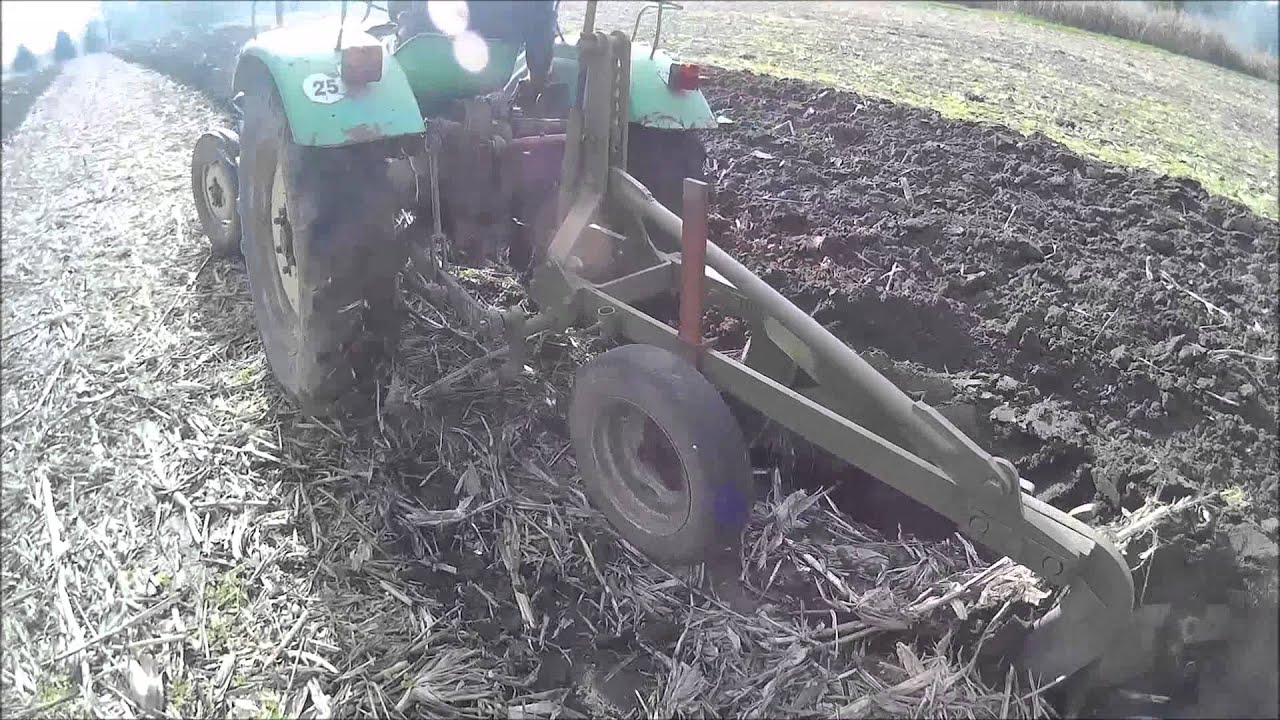 Steyr T188 szántás 2 fejes ekével