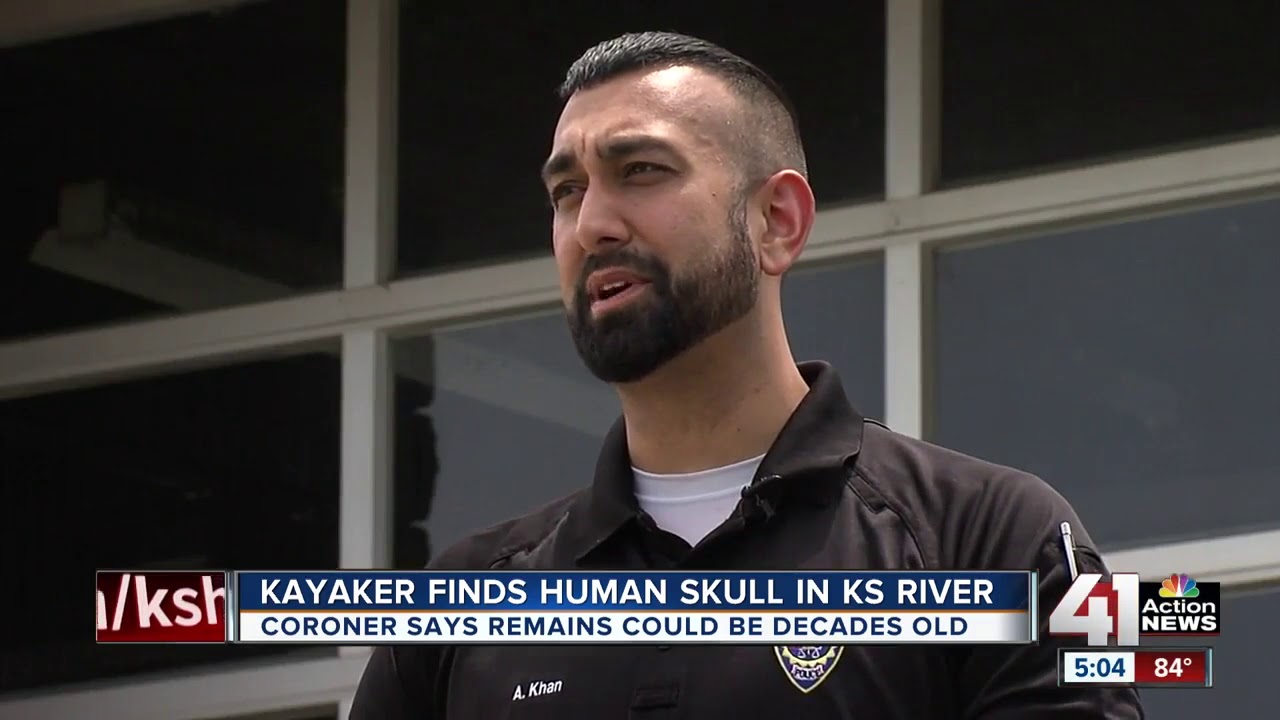 Kayaker discovers skull near Kansas River; likely been in river for decades