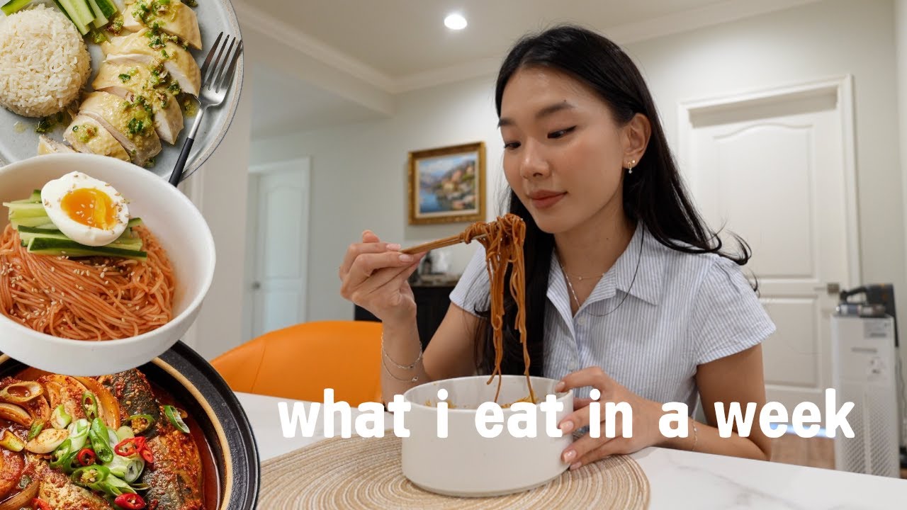 what i eat in a week (simple home cooked meals)