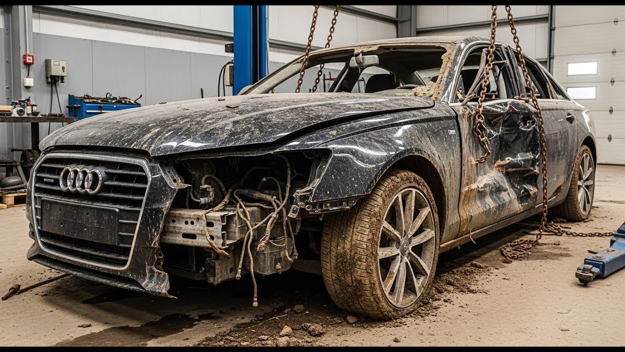 Accidented Audi A6L Full Repair | Bringing Luxury Back to Life