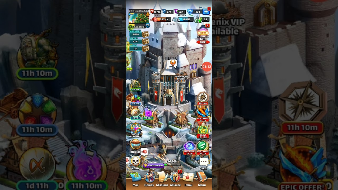 Empire and puzzles 14 star titan loot
