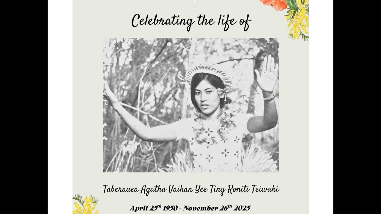 Taberauea Roniti Teiwaki Final Commendation and Farewell