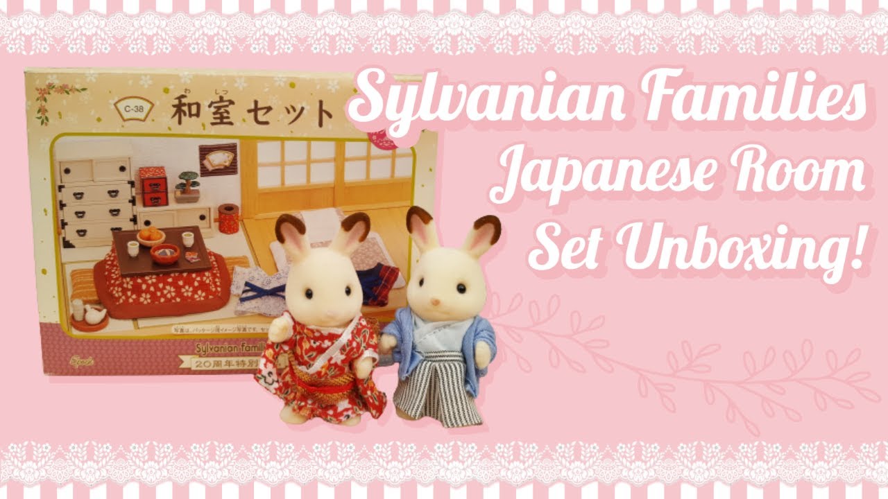 Unboxing the Sylvanian Families Japanese Room Set!