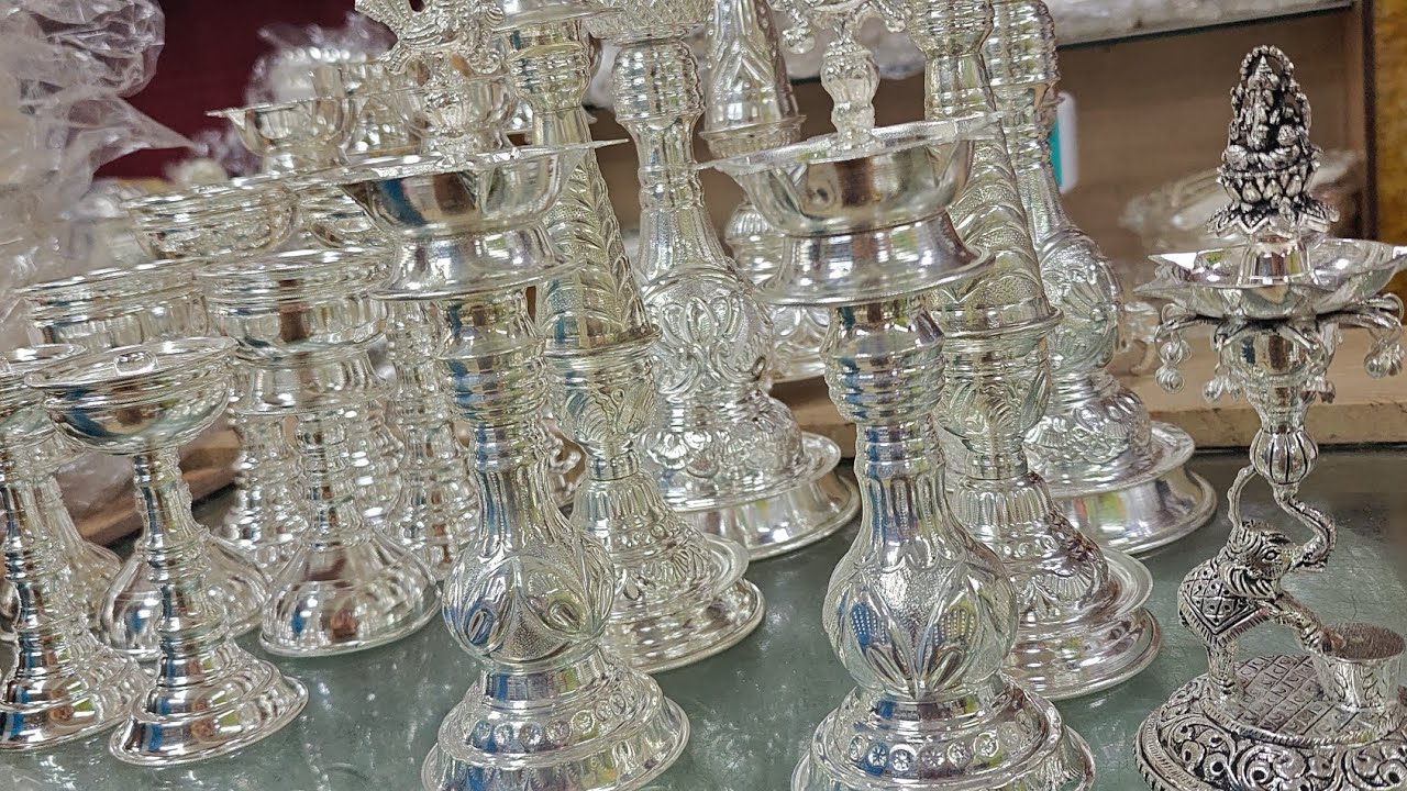 #Chickpet Bangalore Rs. 5/- Gram Wholesale German Silver Pooja Articles Worldwide shipping available