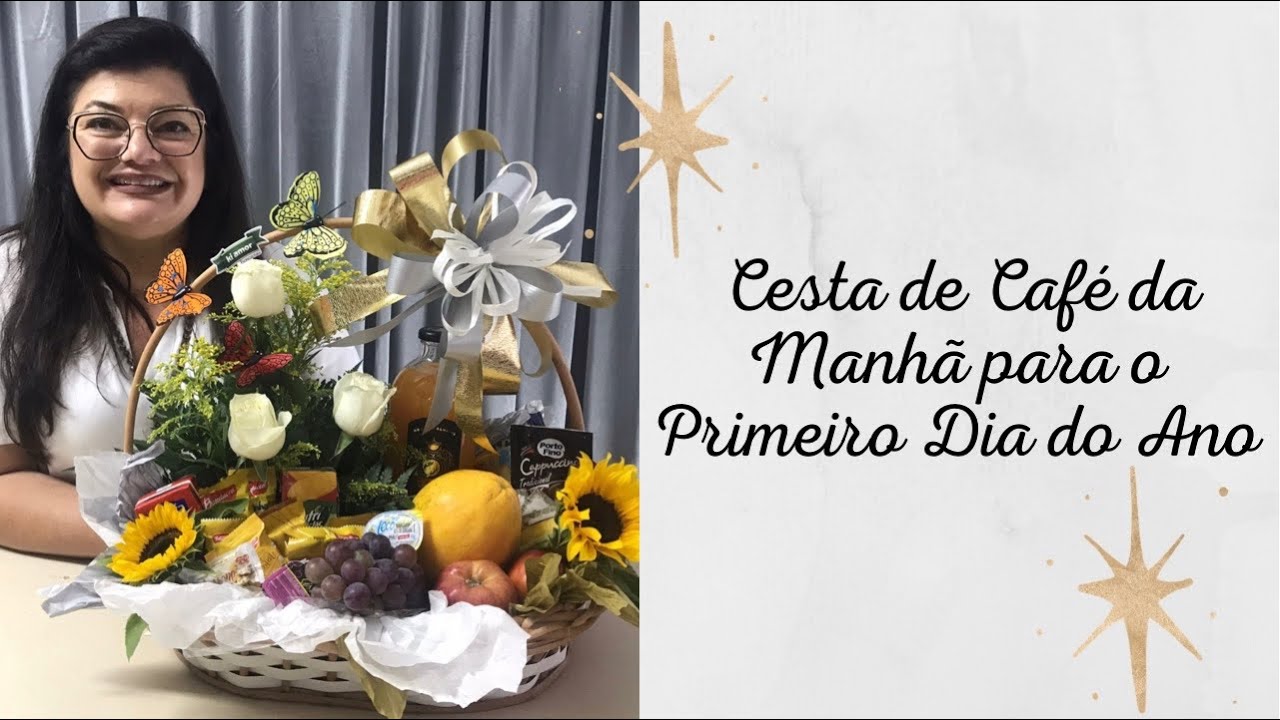 Cesta de Café da Manhã para o Primeiro Dia do Ano