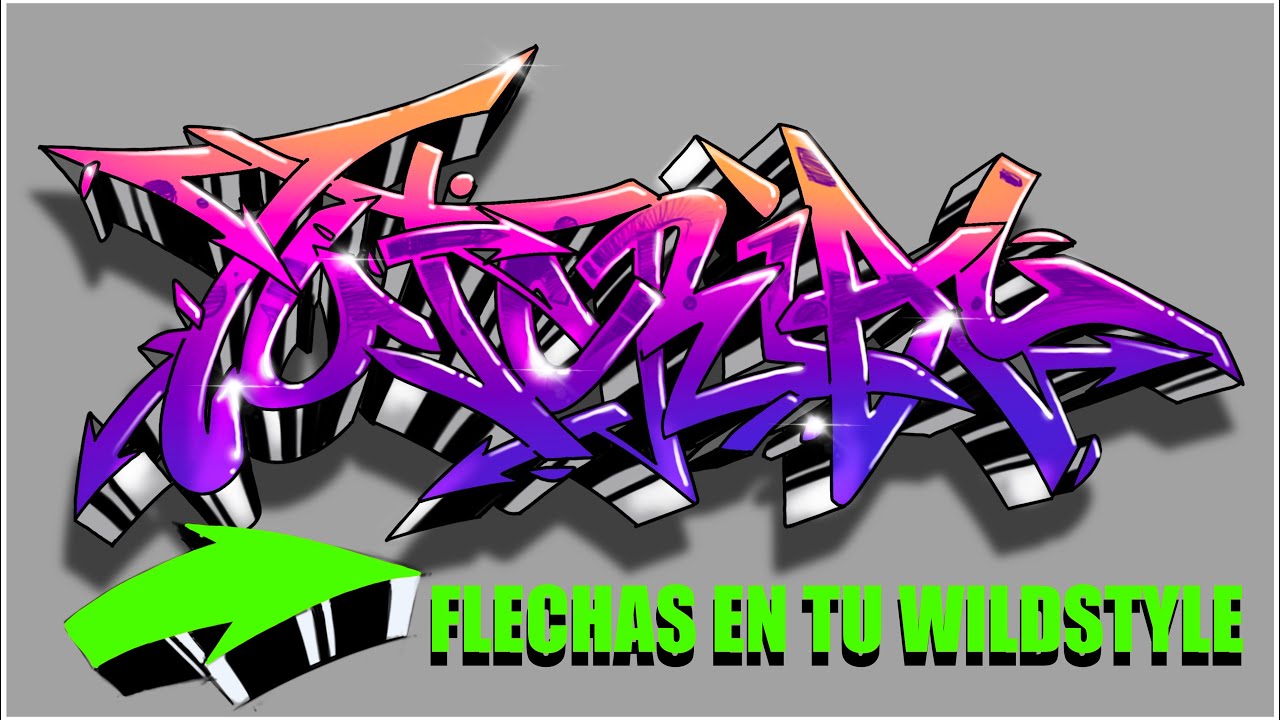 GRAFFITI WILDSTYLE Extremo: El Secreto de las Flechas para un Diseño con Máximo MOVIMIENTO 🚀