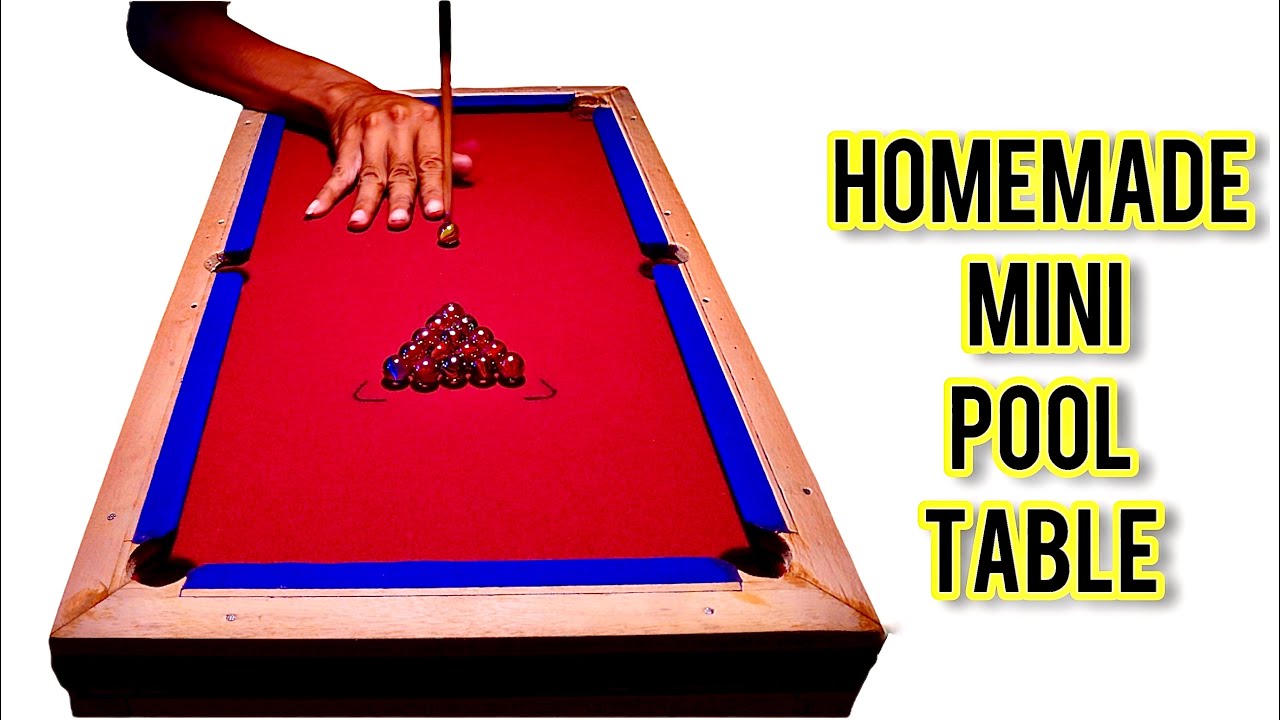 Homemade Mini Pool Table