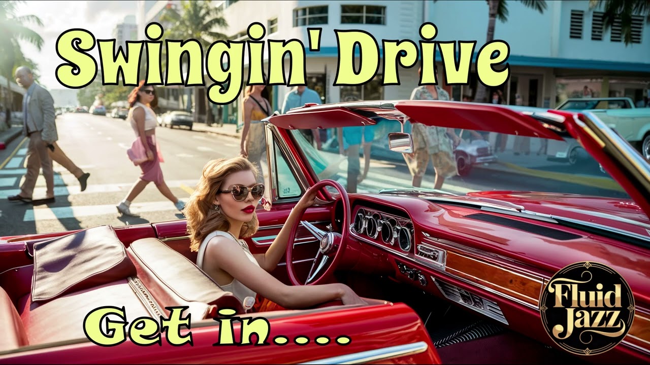 Swingin’ Drive | High-Energy Big Band Swing Jazz Instrumental | Retro Road Trip Vibes