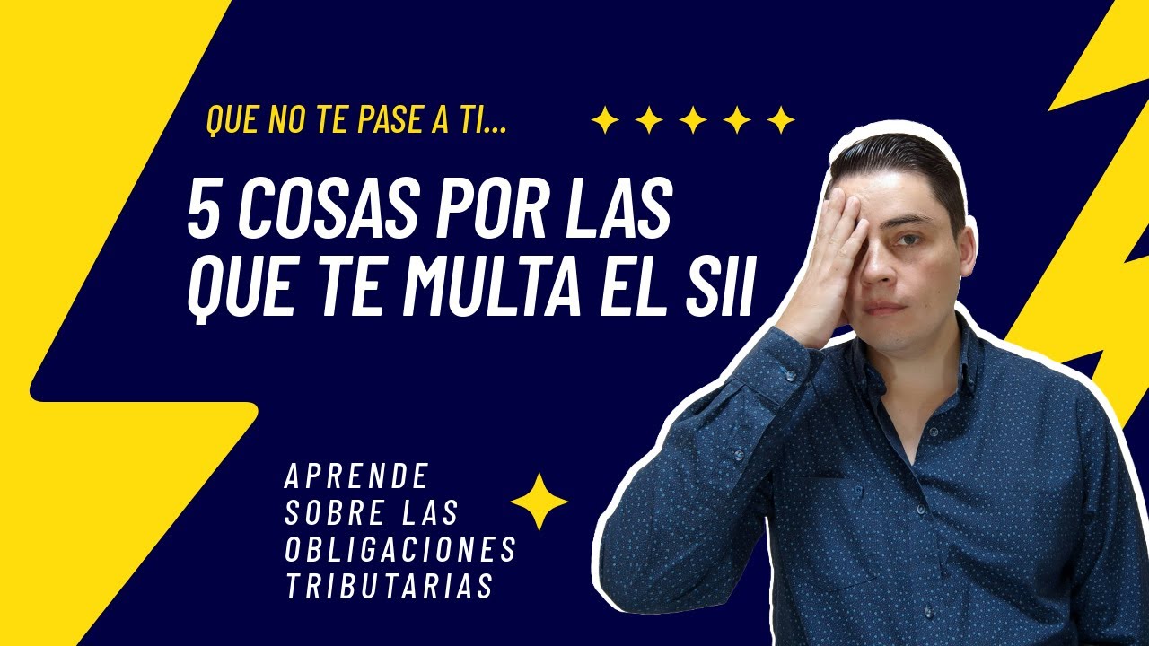 🛑5 Cosas por las que te MULTA el SERVICIO DE IMPUESTOS INTERNOS [Cuidado Emprendedor]