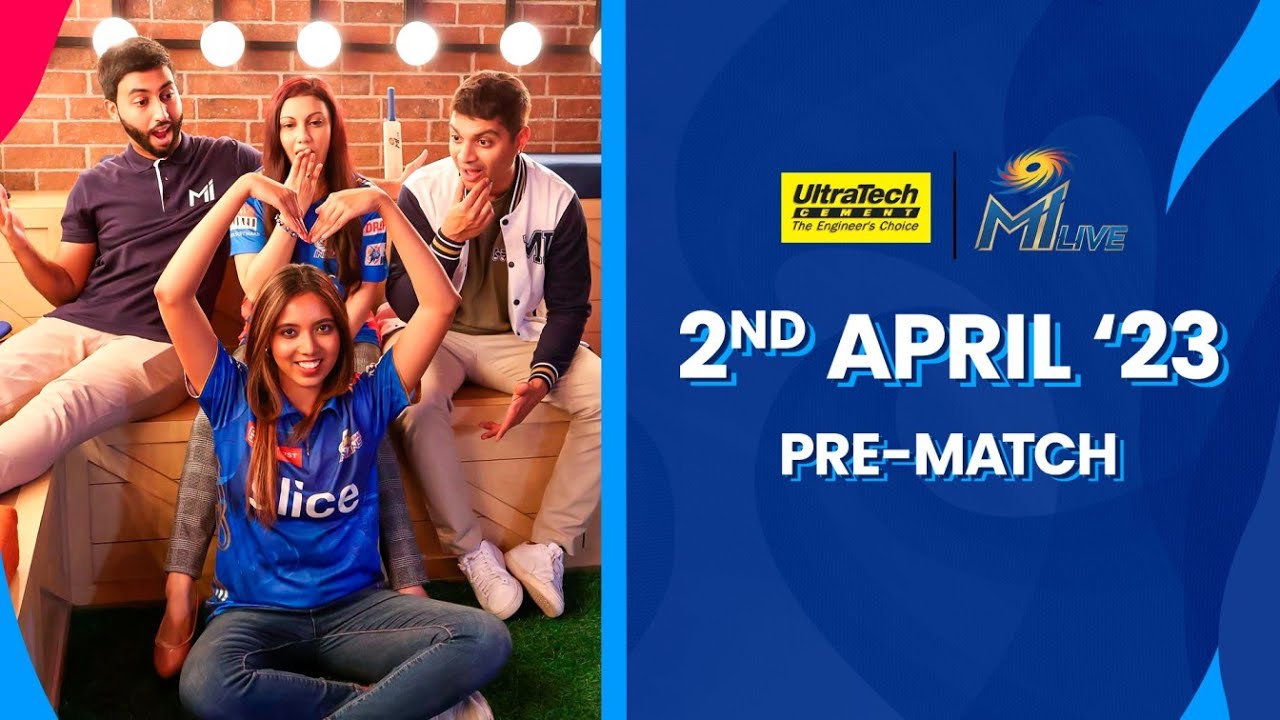 UltraTech MI Live: RCB vs MI - Pre-match Show | Mumbai Indians