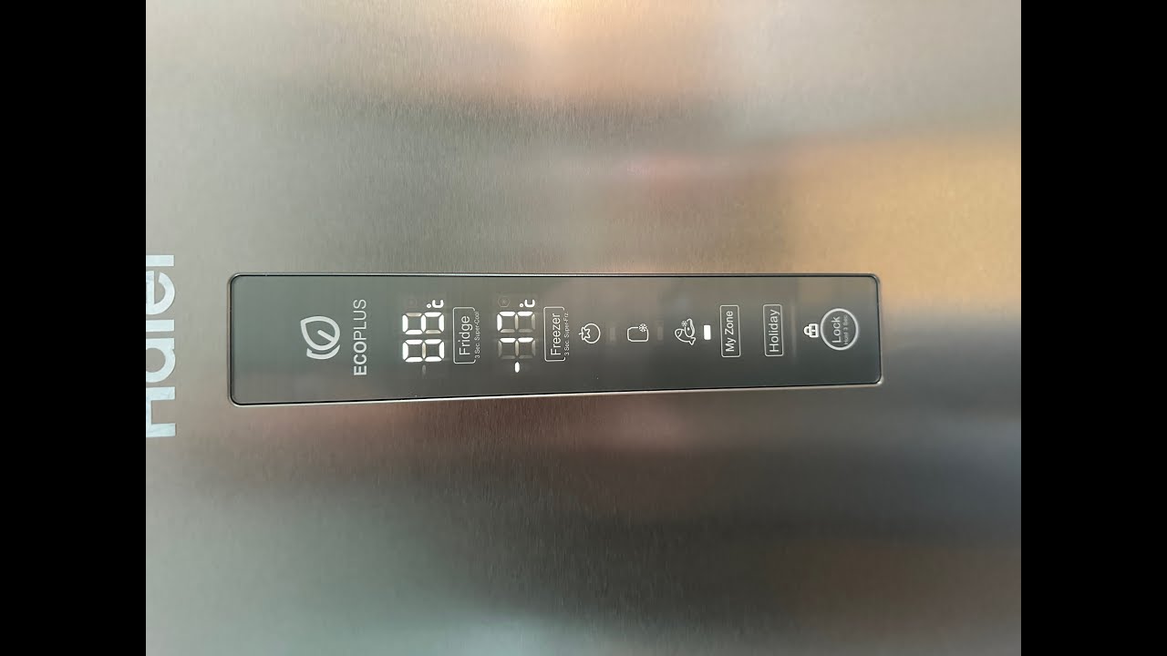 haier fridge repair to front control panel   HD 1080p