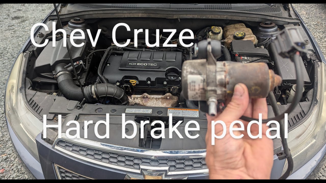 Chevy Cruze, тугая педаль тормоза. Давайте поменяем вакуумный моторчик!