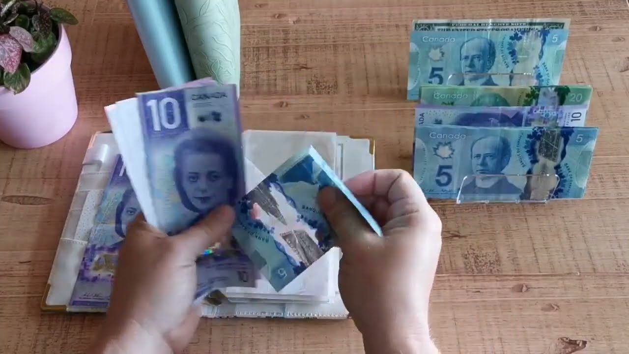 Cash Stuffing $695 // Weekly Spending // Sinking Funds