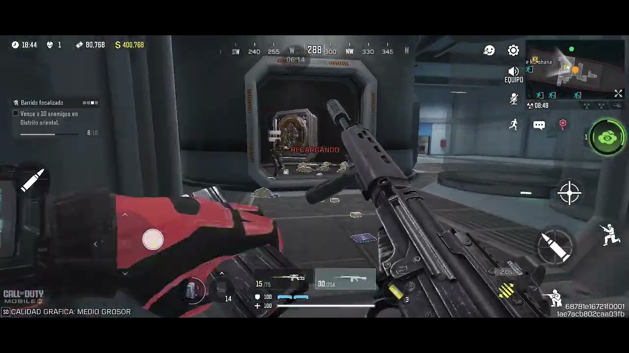 Jugando DMZ haciendo la misión rivalidad corporativa 