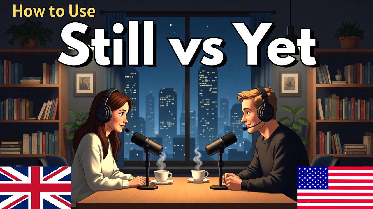 How to Use STILL and YET in Everyday English || Daily English Conversation