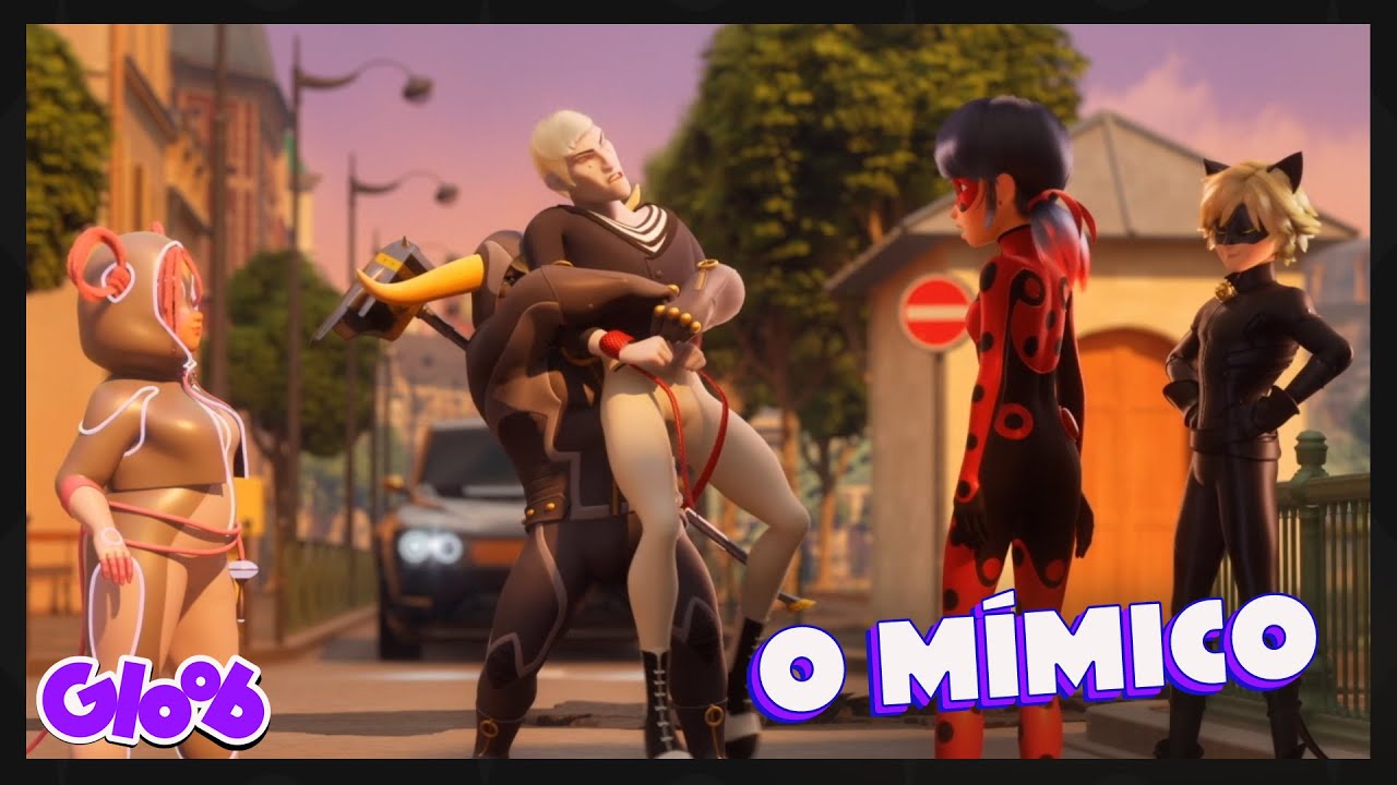 LADYBUG DEIXA O MÍMICO DE MÃOS ATADAS! | MIRACULOUS LADYBUG 6ª TEMPORADA | Mundo Gloob