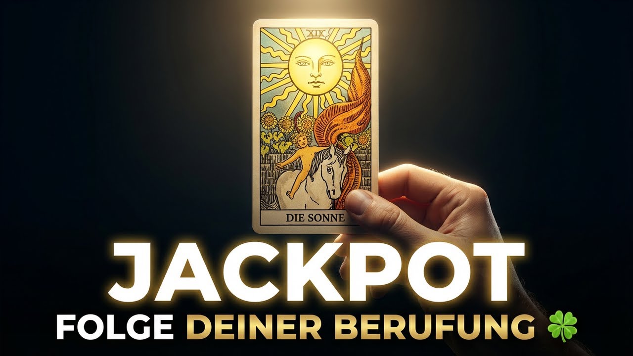 JACKPOT🌞 Du nimmst dein Glück in die Hand und folgst deiner Berufung 🍀