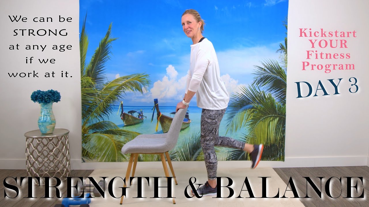 Best Strength and Balance Exercises for Seniors | 30 Minute Workout | Talking and no talking option