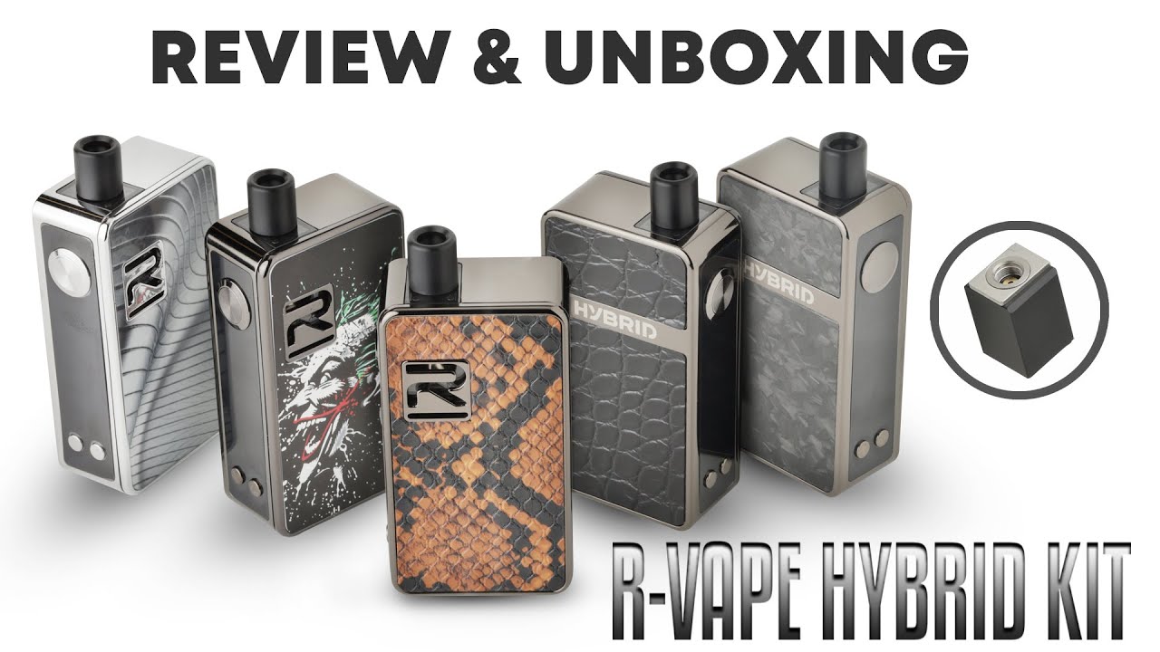R-VAPE HYBRID POD AIO | REVIEW | UNBOXING | INDONESIA | 2020