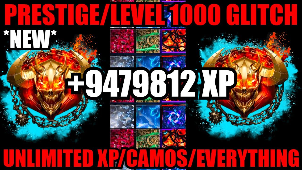 *NEW* ANY PRESTIGE/LVL 1000 GLITCH! CAMOS/UNLIMITED XP GLITCH BO7! BO7 GLITCHES! BO7 ZOMBIES GLITCH