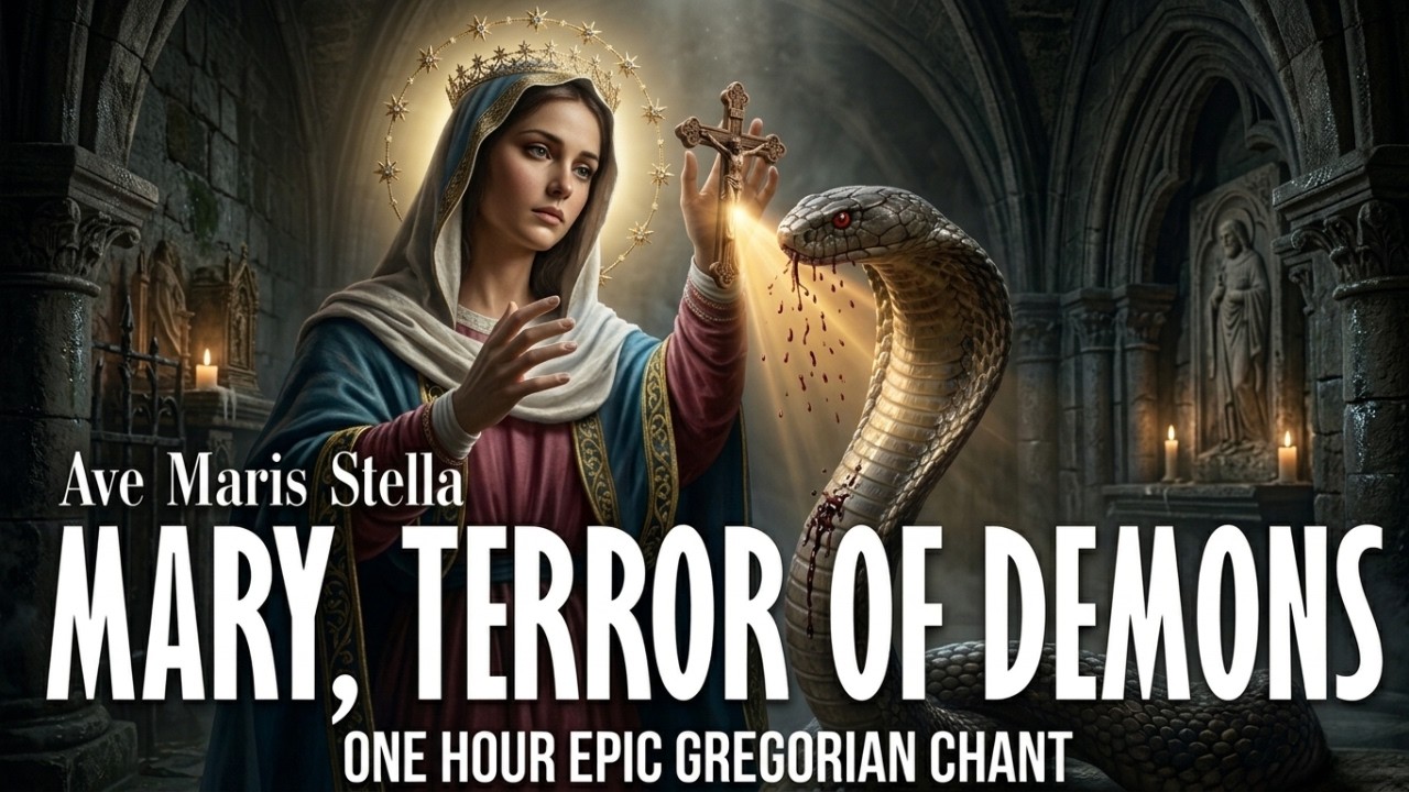 Holy Mary, Terror of Demons | Powerful Gregorian Chant for Spiritual Protection and Exorcism (1 hr)