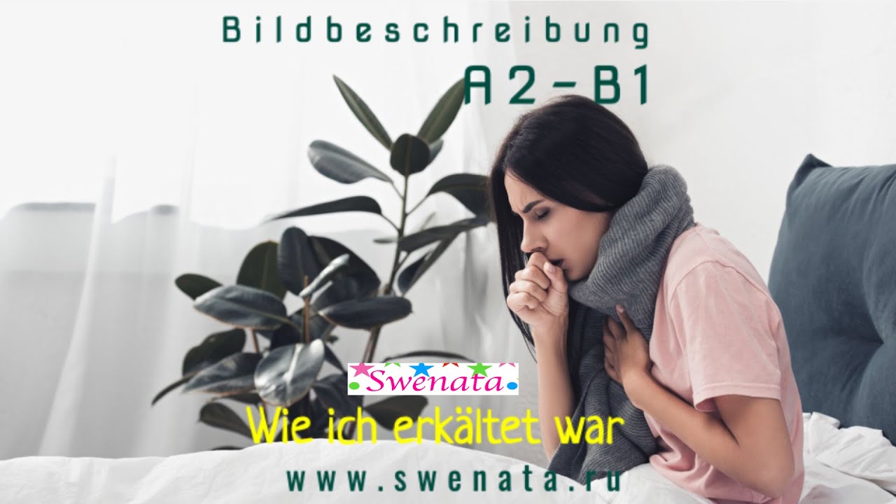 Wie ich erkältet war I  Bildbeschreibung A2- B1