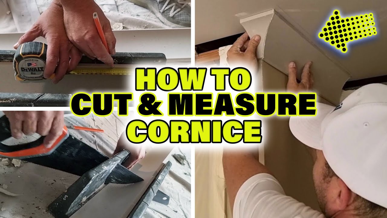 How to Measure and Cut Cornice in 9 minutes!