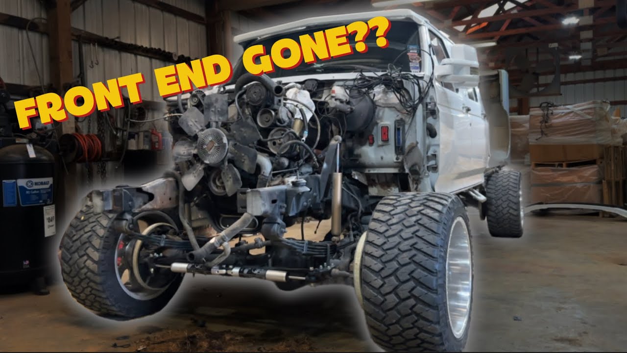 FRONT END DISASSEMBLY ON MY FORD OBS installing 4-8 Ryd coil over kit (part 3)