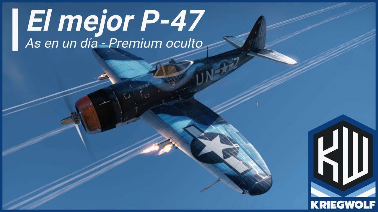 El mejor P-47 del juego; P-47M-1 RE || War Thunder