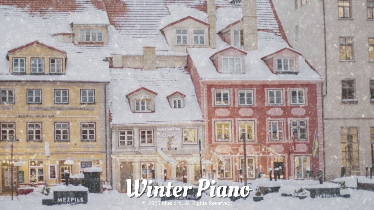 何時間でも流せる、作業向け冬のプレイリスト｜作業用BGM｜Winter Piano