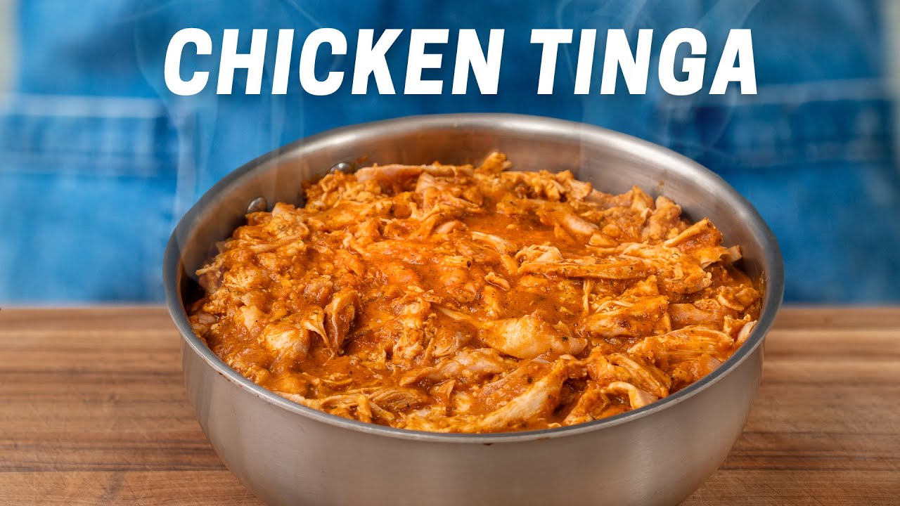Easy Weeknight Chicken Tinga Tostadas | Weeknighting