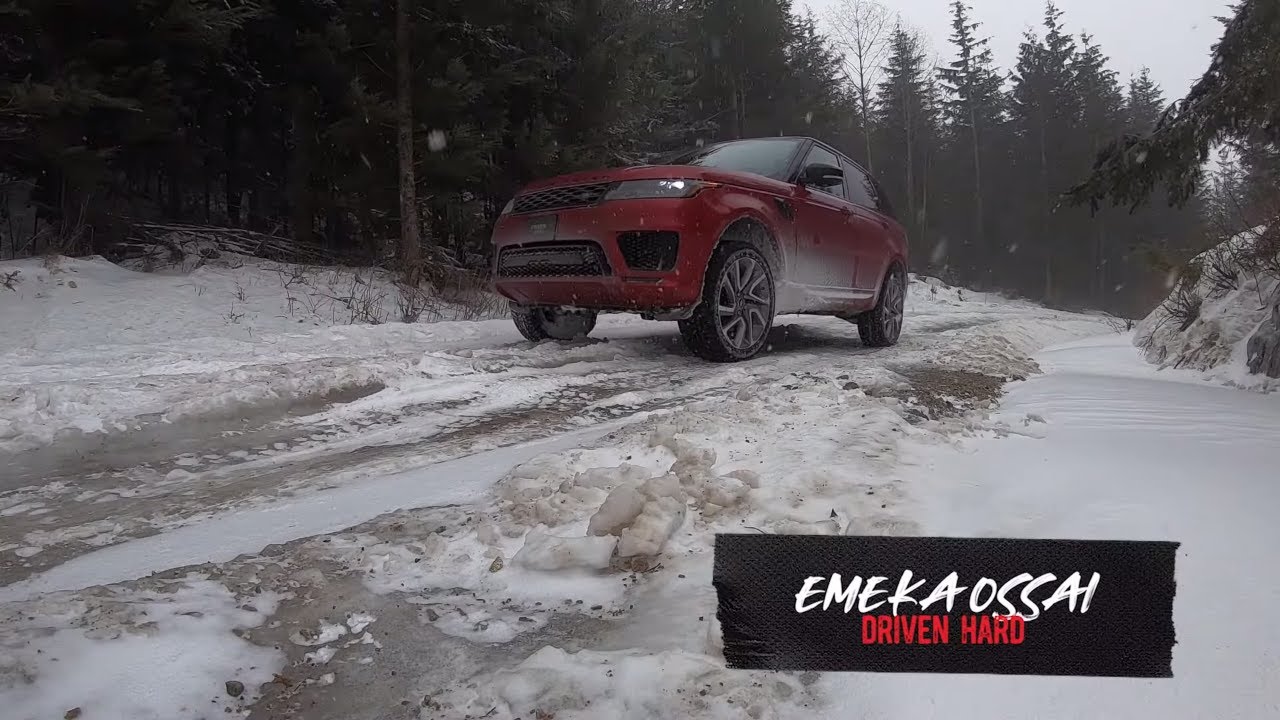 Ice Covered Forest Road VS Range Rover Sport With Michelin X Ice Snow | RAW VIDEO FOOTAGE