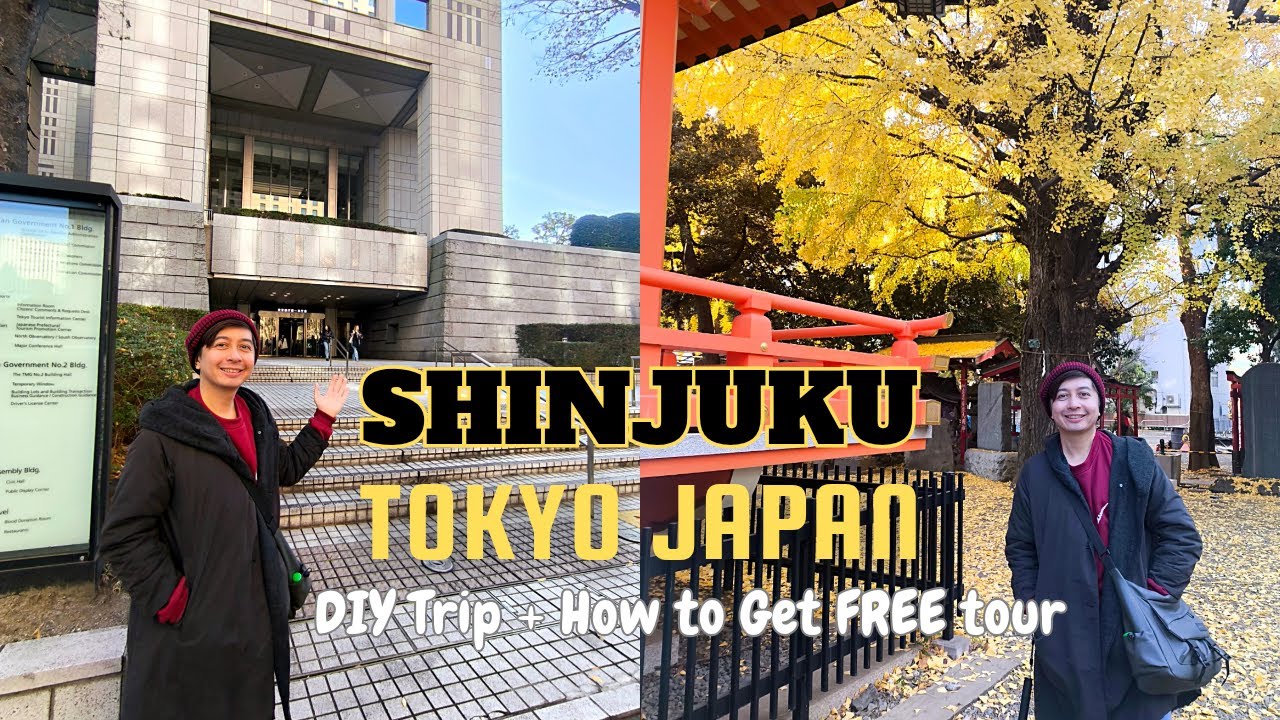 DIY Tour to Shinjuku Tokyo Japan | FREE Attractions & FREE TOUR 🇯🇵 #shinjuku #tokyo