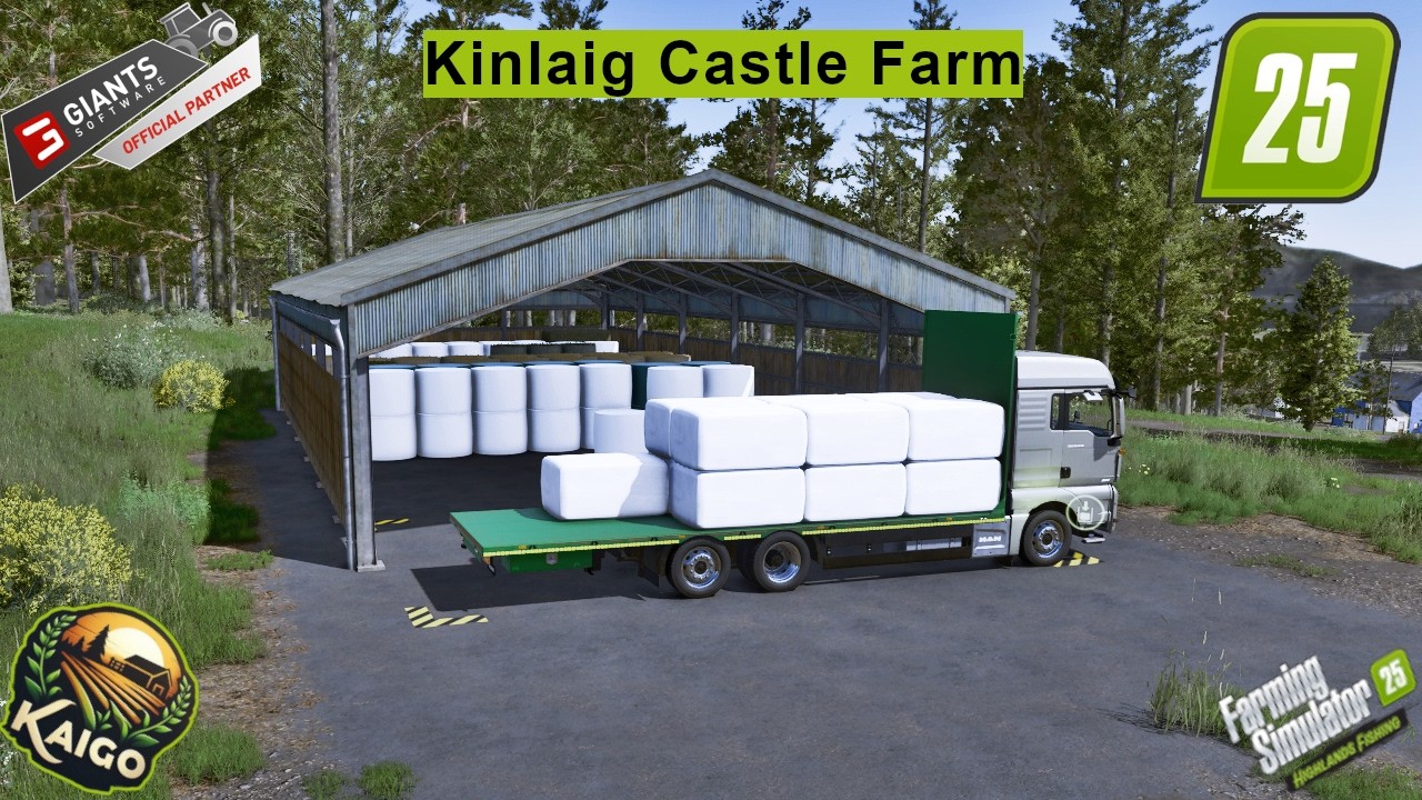 Wir klauen und die Ballen von den Aufträgen #061 LS25 Kinlaig Castle Farm