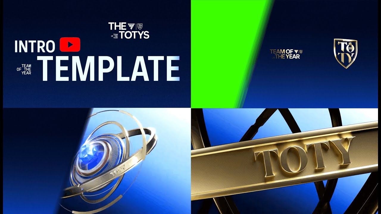FREE FC26 TOTY Animated Intro (5s) | Blue & Gold Stream Opener – OBS & Streamlabs