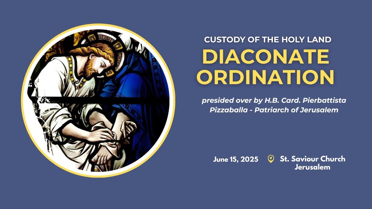Franciscan Diaconate Ordination 2025 | Jerusalem