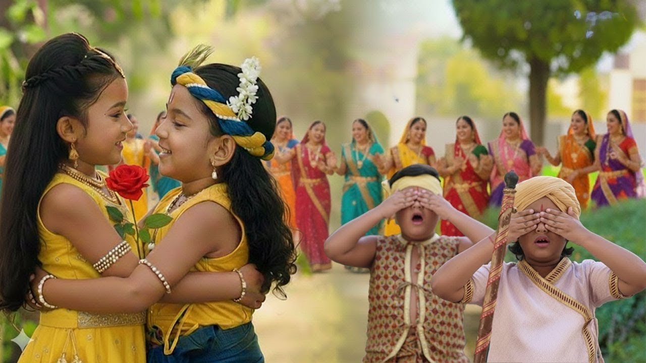 जब बचपन में ही रच गई कृष्ण–राधा की अमर प्रेम कहानी  | दिल छू लेने वाली लीला | YMKN
