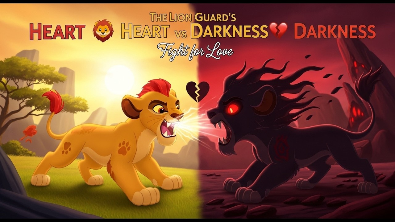 The Lion Guard’s Heart vs Darkness 🦁💔 | Fight for Love | Emotional Lion King AU Story