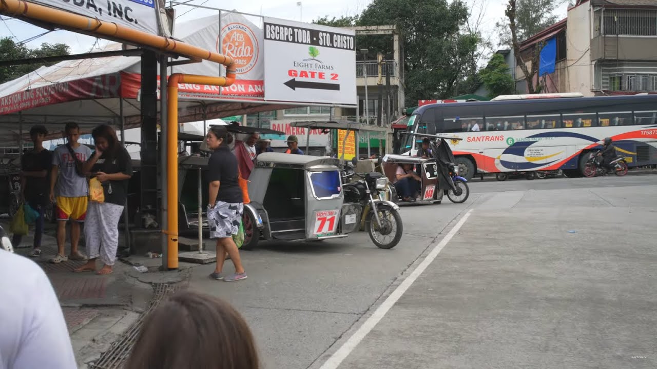 Philippines, tricycle ride from Starmall to NuVista Homes