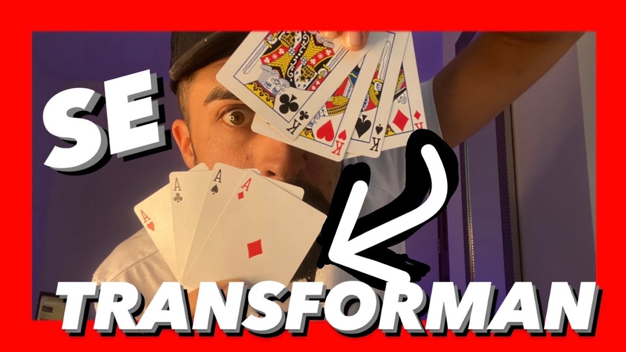 Transforma 4 Reyes en 4 ACES TUTORIAL | Truco de magia con cartas AVANZADO