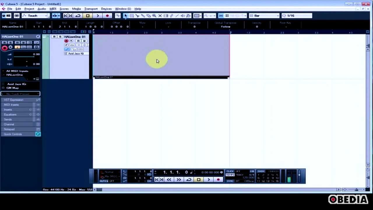 Cubase - using the drum editor