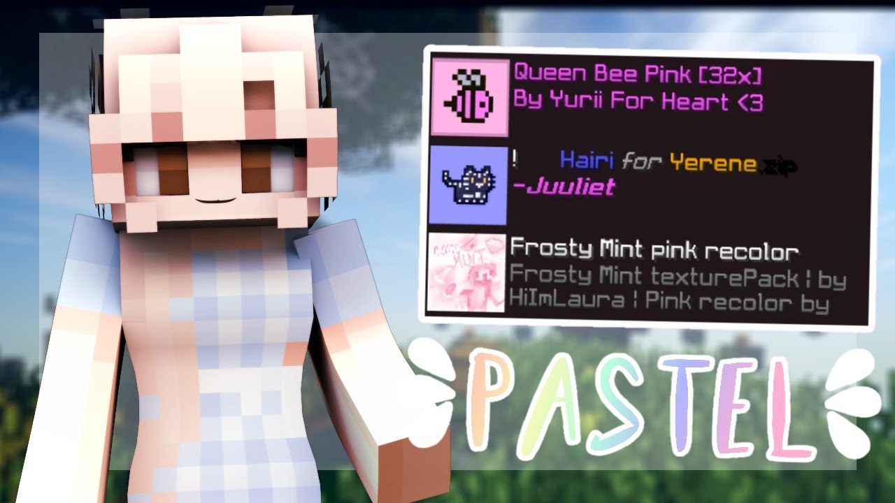 Top 5 Pastel Texture Pack for PVP 1.8.9 (Minecraft)