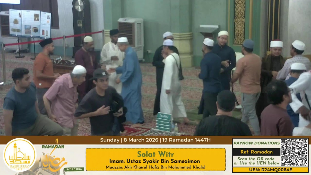 Solat Isya' & Tarawih || 8 March 2026 || 19 Ramadan 1447H
