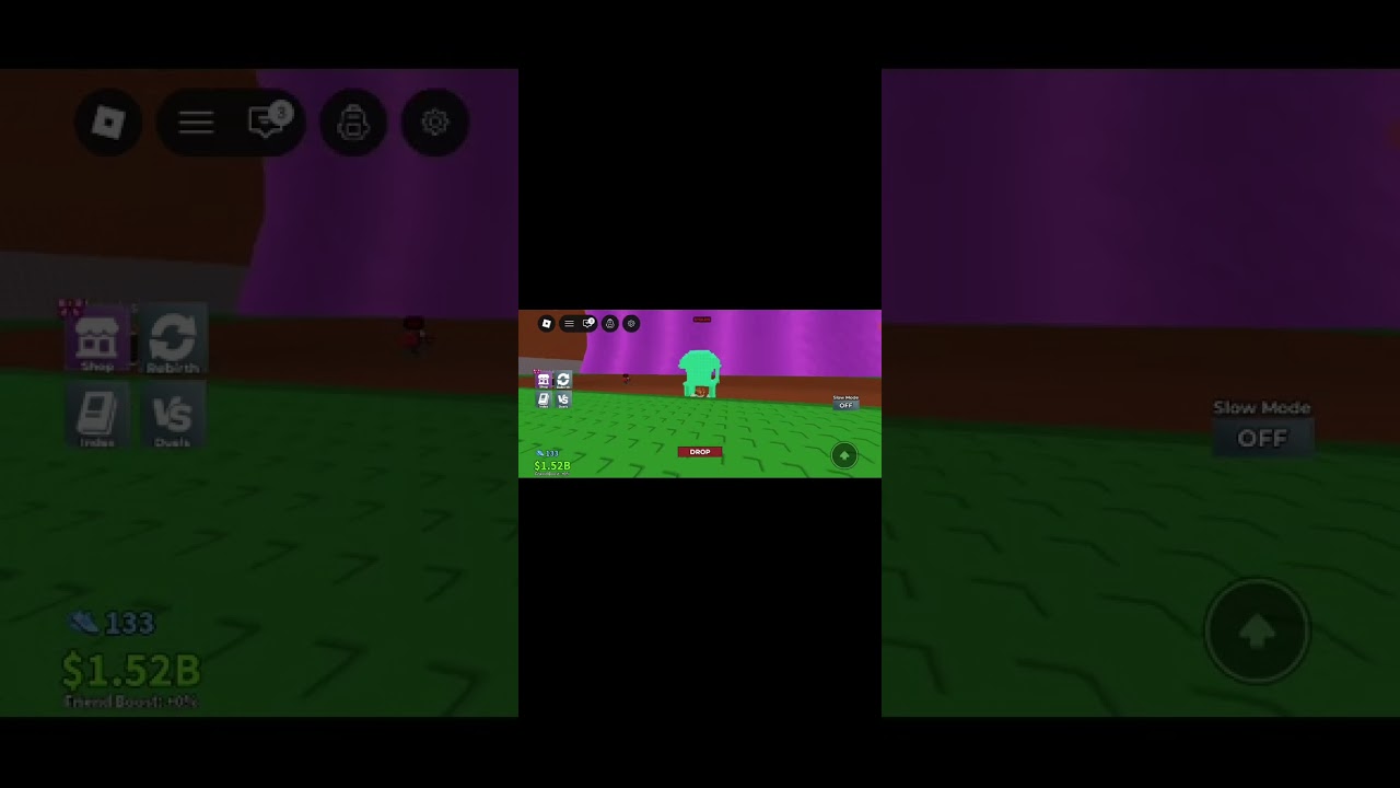 Playing roblox