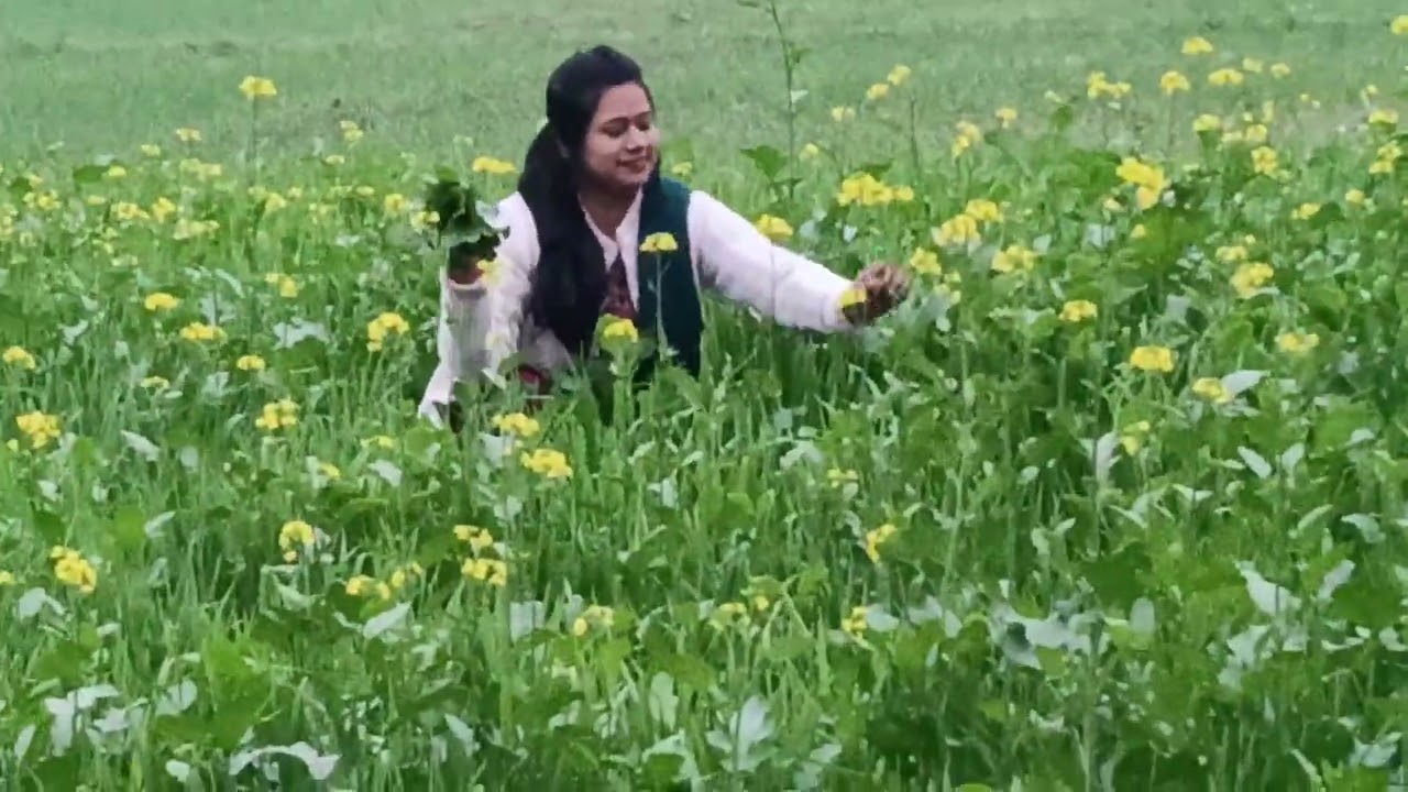 सरसों के पत्ते तोरे सब्जी लिये 😁😁😁#vlog #hindi #virolvlog#minivlog 